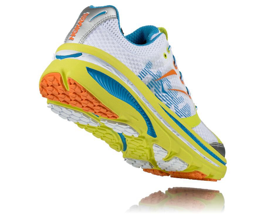 Running Shoes Mens - Hoka One One Bondi B - White - LNCQZBH-30